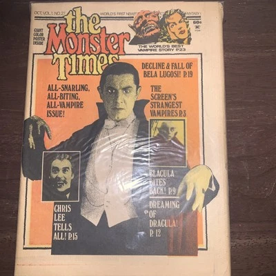 The Monster Times Volume 1 No 27 Dracula  - Image 1 of 4