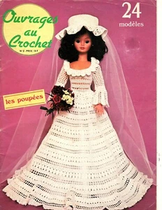 Ouvrages au Crochet Les Poupées (Crochet Works - Dolls - 24 Models) French - Picture 1 of 2