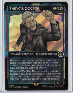 MTG The War Doctor Showcase SURGE FOIL Universes Beyond: Doctor Who Rare #1139