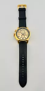 Invicta I-Force Men’s Chronograph Watch Gold Tone Leather Strap 14475 G - Picture 1 of 2