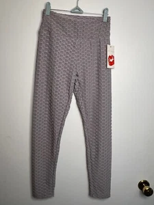 Hot Kiss Leggings Gray Solid Full Length Women's Junior 1X NWT! - Picture 1 of 5