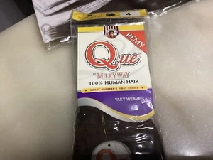 MILKYWAY 100% HUMAN YAKY HAIR 16” COLOR 4 - Picture 1 of 3
