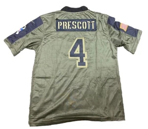 Dallas Cowboys | Men’s Large #4 Dak Prescott “Salute To Service” Jersey - Picture 1 of 6