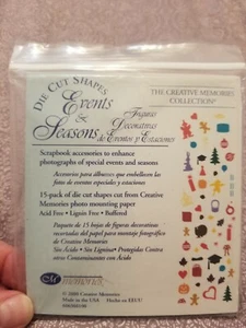 Creative Memories Die Cut Shapes Events & Seasons - New NIP - Picture 1 of 2