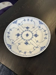 Royal Copenhagen Blue Fluted Half Lace Plate 25CM Brand New 9.5” Floor Sample - Picture 1 of 6