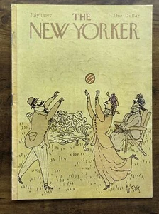 Vintage The New Yorker Magazine July 4 1977 Full Magazine Cover William Steig - Picture 1 of 5