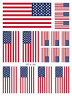 Supperb® Amerykańska flaga Tymczasowy zestaw do tatuażu USA Flaga Tymczasowe tatuaże 16 tatuaży