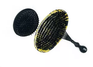 360, 540 & 720 HARD Camouflage Curve Palm Wave Brush + Wave Brush Cleaning Tool - Picture 1 of 5