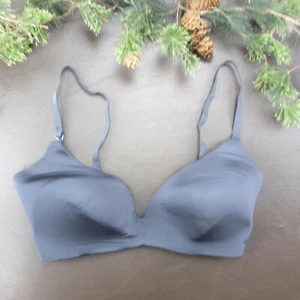 Gilligan & O'Malley Bra 36D Blue Padded Wireless Clasp Back - Picture 1 of 11