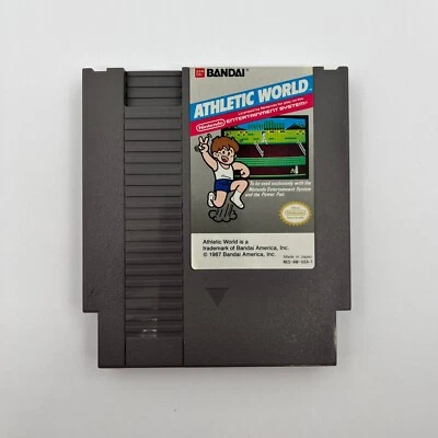 Athletic World - Authentic Nintendo NES Game - Tested & Works - Photo 1/2
