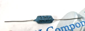 TAPA AZUL TIPO MOSTAZA MUY RARA: 0.082uf (82NF) 160V (Mfr S.R.C) (17010) - Imagen 1 de 1