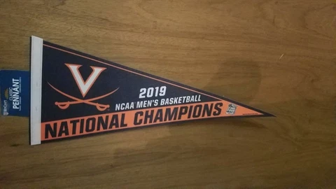 2019 Final Four 12x30 Classic Pennant National Champions Virginia Cavaliers Cover