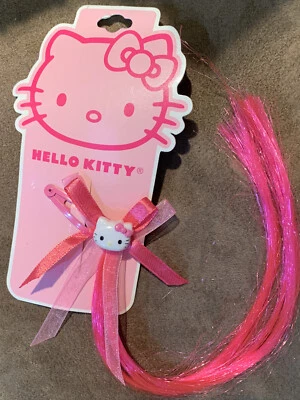 NIÑAS HELLO KITTY PINZA DE MOÑO DE PELO ROSA ¡SÚPER LINDO!! Foto 1 de 2