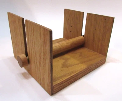 Servilletero Vintage Años 80 Artesanal Passion Bob's Workshop Madera de Roble A Prueba de Viento Foto 1 de 4