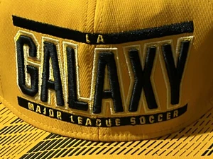 RARE Adidas - L.A Galaxy Soccer Futbol Hat Cap Fan Embroidered Los Angeles MLS - Picture 1 of 9