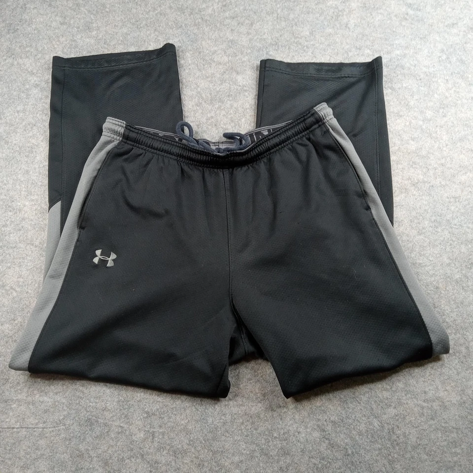 Under Armour Pants Mens XL Black Gray ColdGear Loose Athletic Training Workout - Image 1 of 4