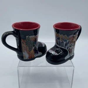 Christkindlmarket Chicago 2024 Stiefelbecher Deutscher Weihnachtsmarkt 2er Set - Bild 1 von 13