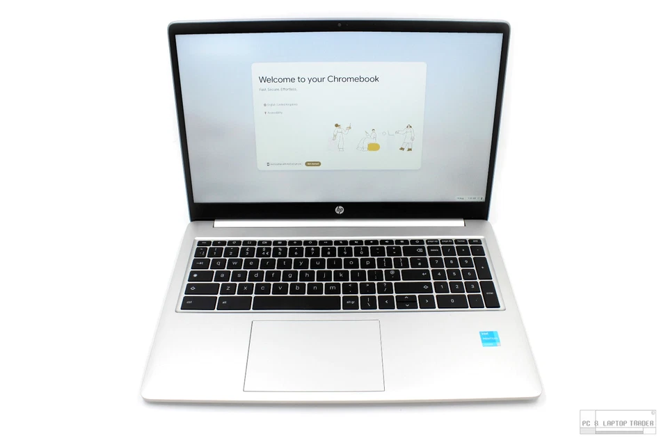 HP Chromebook 15a-na0500sa 15" FHD Intel Pentium N6000 4GB RAM 128GB eMMC Chrome - Image 1 of 4