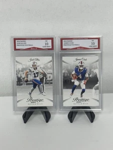 2024 Panini Prestige Josh Allen & James Cook Buffalo Bills ¡Juego de 2 cartas del equipo! - Imagen 1 de 5