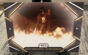 Topps Obi-Wan Kenobi #49 Darth Vader Ignites The Battleground - Picture 1 of 2
