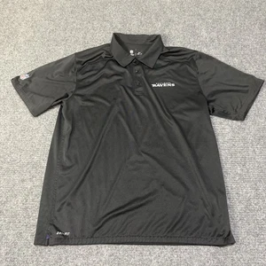 Baltimore Ravens Shirt Mens Large Black NFL Football Dri Fit Nike Polo On Field - Picture 1 of 12