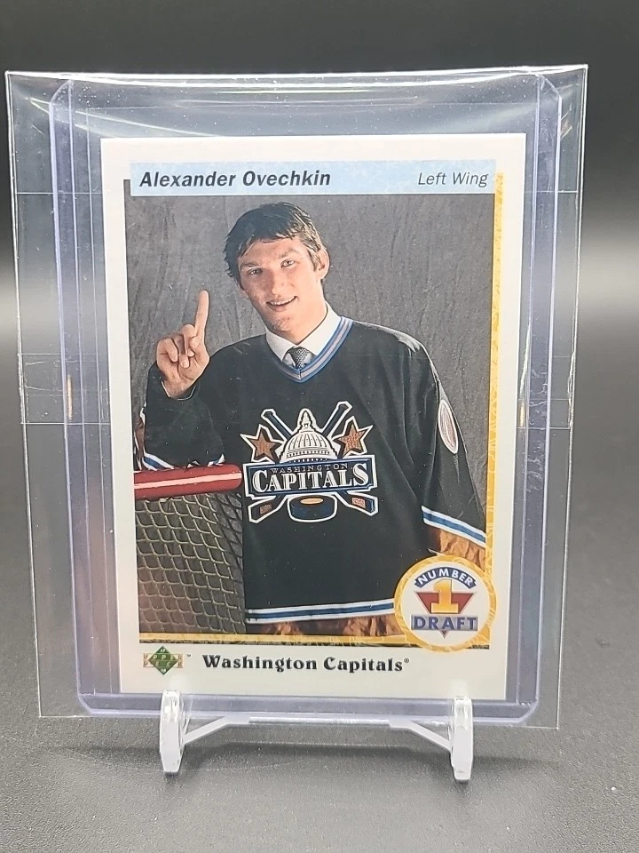 Selecciones retro del draft 2017-18 SP auténticas 1990-91 Alex Ovechkin Washington Capitals Foto 1 de 1