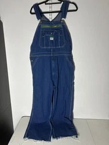 Liberty 36X32 BLUE DENIM Men's Cotton Multi-Pockets Bib USA MADE Overalls - Picture 1 of 9