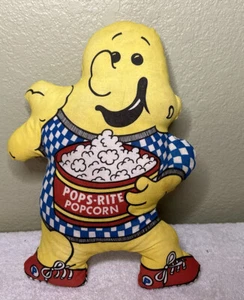 Pops Rite Popcorn Vintage Stoffpuppe Werbung 1983 guter Zustand - Bild 1 von 6