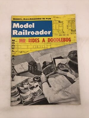 Model Railroader Magazine April 1959 - Image 1 of 4