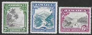 JAMAICA SG111/3 1932 VIEWS SET MTD MINT (p) - Picture 1 of 1