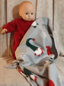 Doll Clothes Baby Made2Fit Girl 15" in Bitty Pajamas Blanket Gnome 2pc - Picture 1 of 1