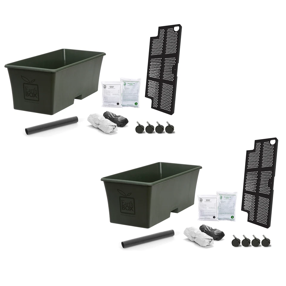 Kit de jardim Novidade EarthBox® - Verde (pacote com 2), tolerante à seca - Imagem 1 de 4