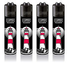 Clipper Classic Feuerzeug 'Hamburg Leuchtturm' schwarz NEU 1 Stück Lighter