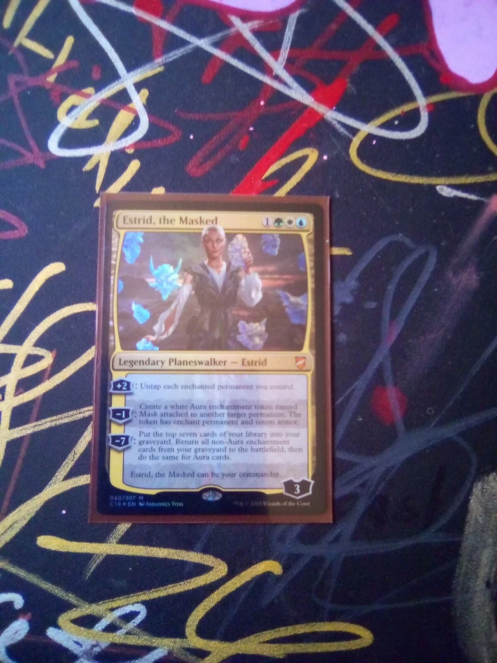 MTG Estrid, the Masked  – Commander 2018 Card # 40 - Image 1 of 1