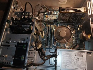 GAMING PC HP i7-4790 3.6GHz 32GB 128GB SSD + 1TB HDD GTX 1050 GPU - Picture 1 of 8