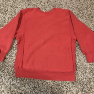 Vtg Red Sand Knit Reverse Weave Warmup Sweatshirt Size XXL MacGregor 90s USA - Picture 1 of 4