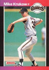 1989 Donruss #258 Mike Krukow San Francisco Giants