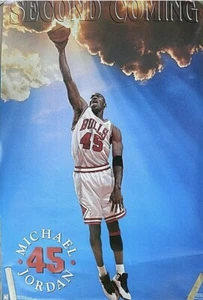 Vintage 1995 Costacos Bros. Michael Jordan Zweitkommende 45 Poster - Neu Versiegelt - Bild 1 von 7