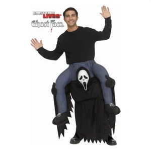 Ghost Face Carry Me Scream Costume Adults Official Halloween Fancy Dress Costume - Picture 1 of 1
