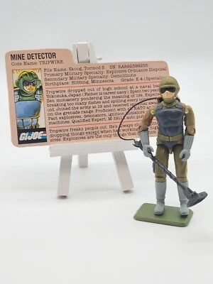 GI JOE ARAH 1983 TRIPWIRE 100% COMPLETE W/FILE CARD HASBRO VINTAGE  Foto 1 de 4