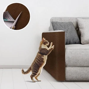 Cat Scratching Mat Self-Adhesive 118"x15.8" Trimmable Cat Scratch Furniture P... - Picture 1 of 7