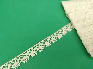 Passamaneria Pizzo Merletto Tombolo Ricamo Cotone Punta Alto 1 Cm 109