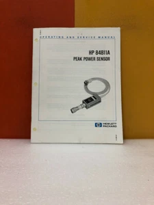 HP 84811-90010 84811A Peak Power Sensor Operating & Service Manual - Picture 1 of 2