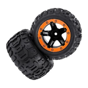 2Pack of Rubber RC Wheels Tires Spare for HBX 16889 SG1602 Modification - Picture 1 of 6