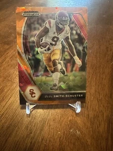 Ju Ju Smith-Schuster 2021 Panini Prizm Draft Picks Orange Cracked Ice #53 - Picture 1 of 2