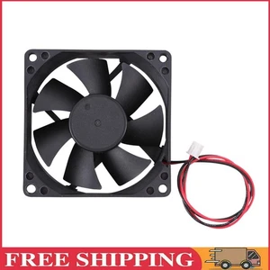 8025 Lüfter für Desktop-PC-Computergehäuse, DC 12 V, 80 x 80 x 25 mm, 2-polige A - Afbeelding 1 van 9