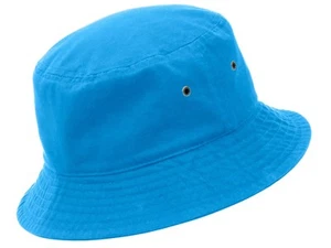 Bucket Hat 100% Cotton & Denim Lightweight Packable Outdoor Summer Beach Fish... - Picture 1 of 3
