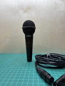 Leader DM-1800 Dynamic Microphone with High Grade XLR Cable / Tested & Working - Picture 1 of 5