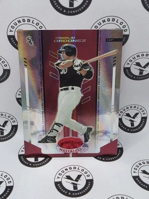 Magglio Ordonez-White Sox-2004 лист сертифицированные материалы зеркало красный #127 (38/100) - Изображение 1 из 2