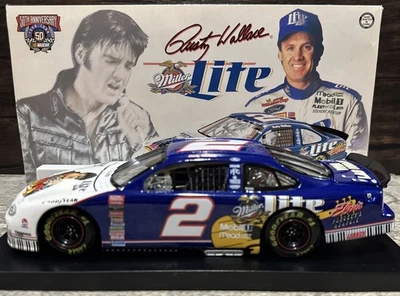 1998 РЖАВЫЙ УОЛЛЕС #2 MILLER ЛИТР ЭЛВИС ПРЕСЛИ ФОРД 1/24 ДЕЙСТВИЕ NASCAR ЛИТАЯ - Изображение 1 из 4